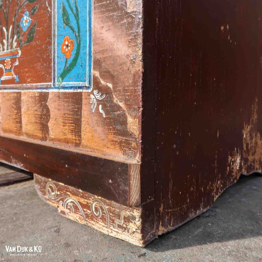 Handbeschilderde houten kist - Afbeelding 12