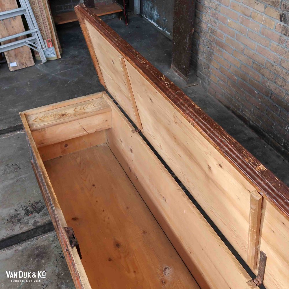 Handbeschilderde houten kist - Afbeelding 13