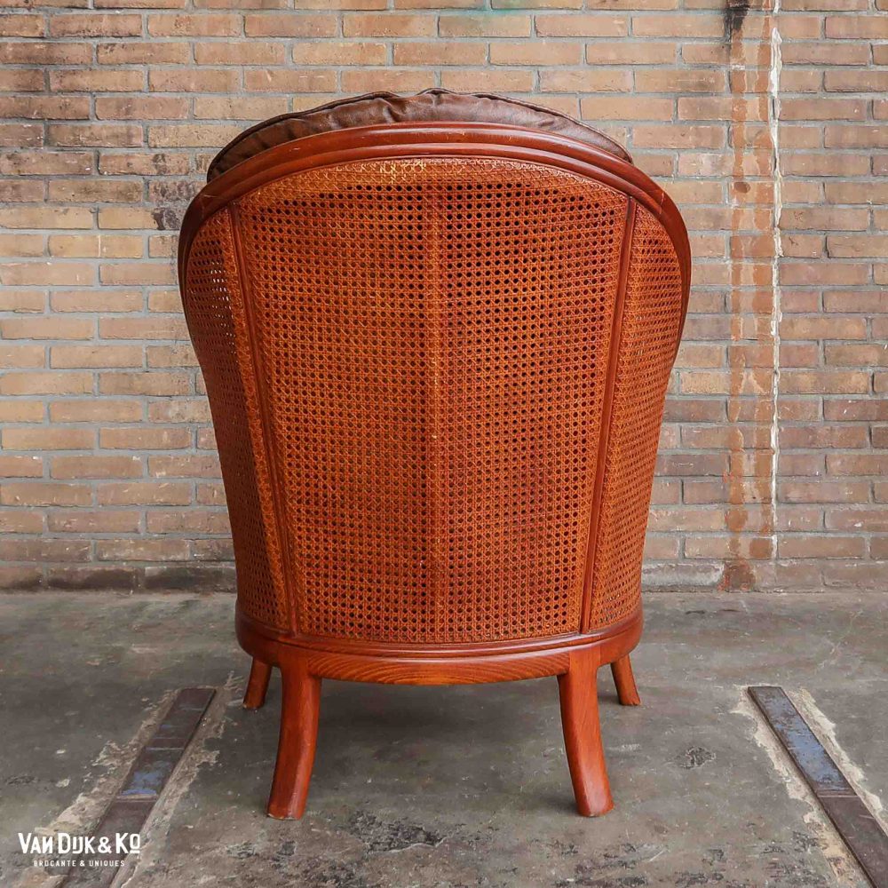 Vintage rotan fauteuil - Afbeelding 3