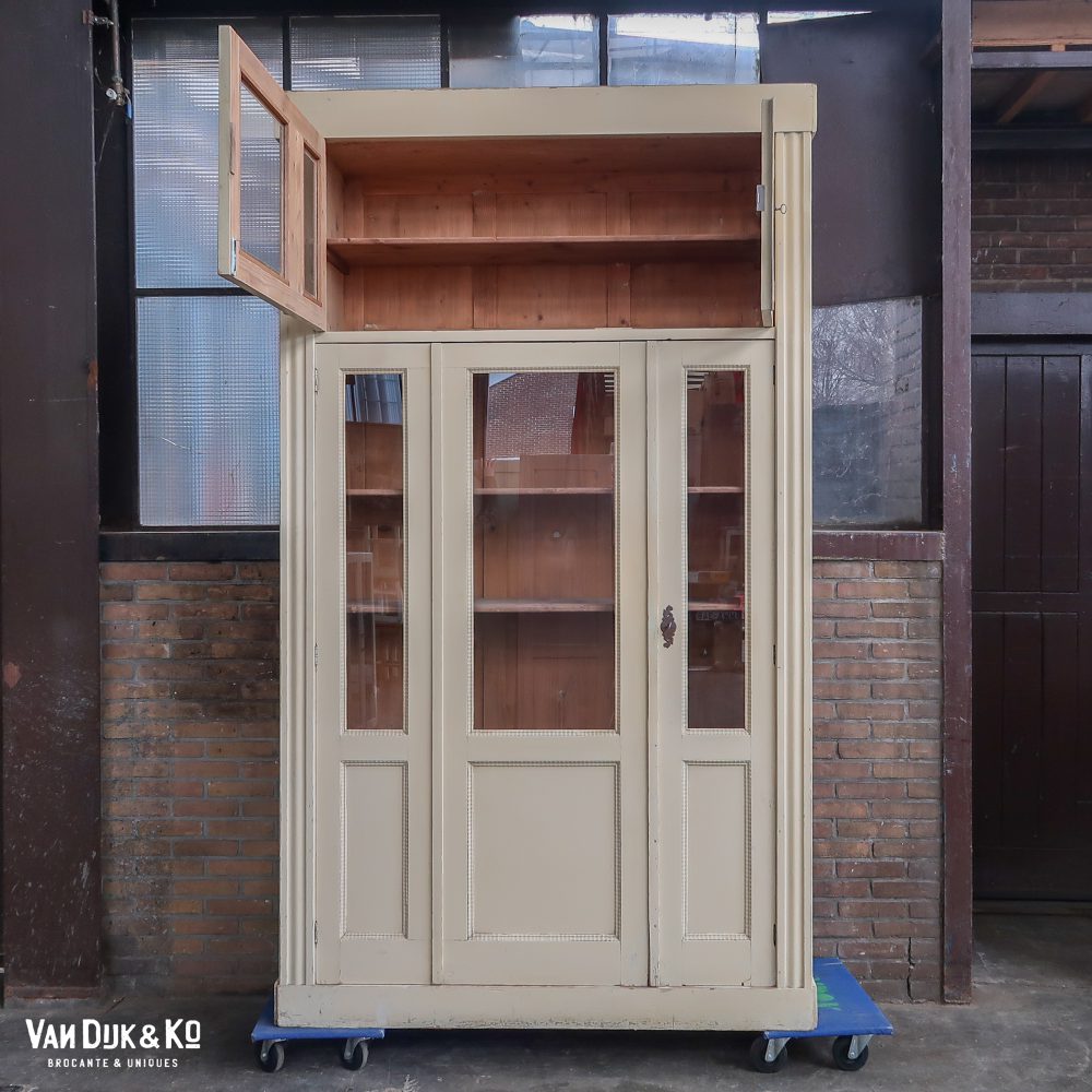 Brocante vitrinekast - Afbeelding 3