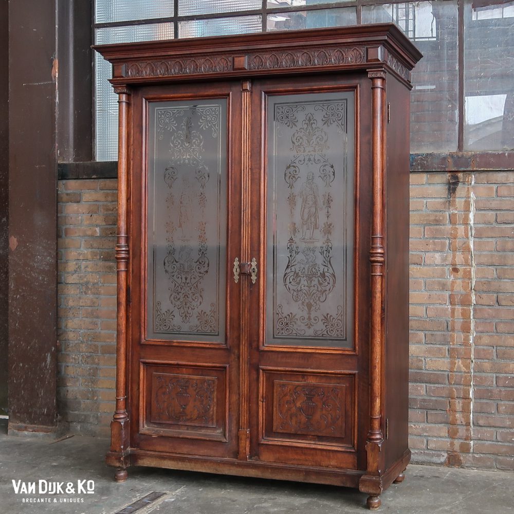Brocante vitrinekast - Afbeelding 2