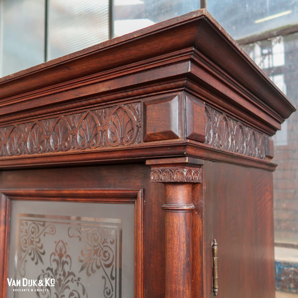 Brocante vitrinekast - Afbeelding 3