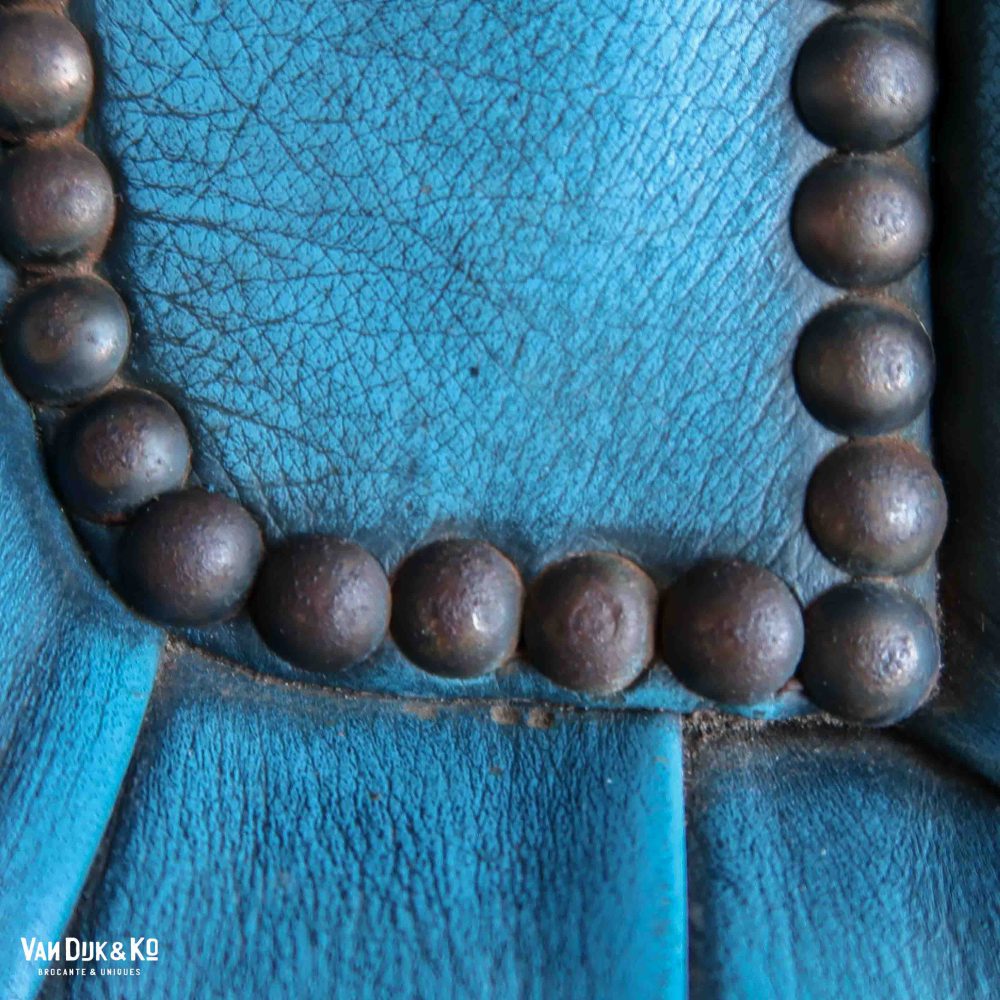 Leren Chesterfield bank - Afbeelding 7