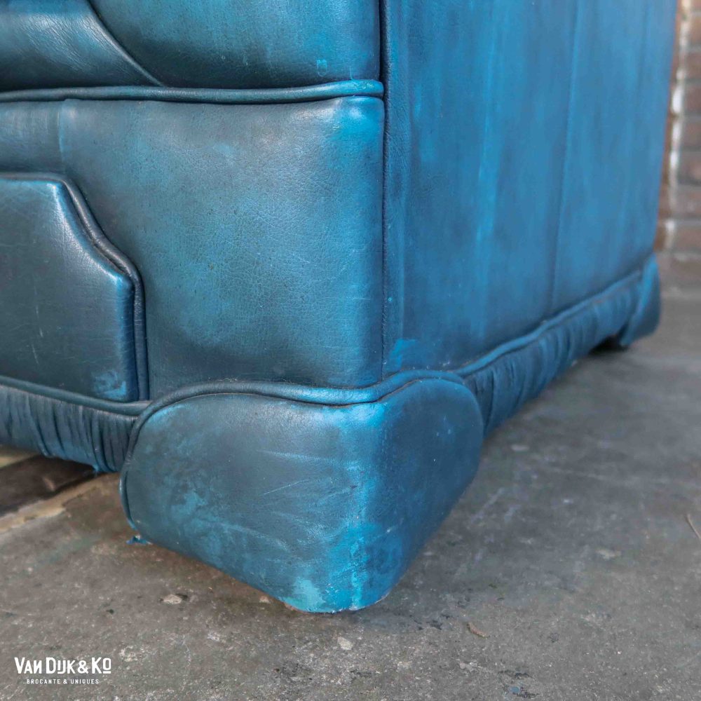 Leren Chesterfield bank - Afbeelding 11
