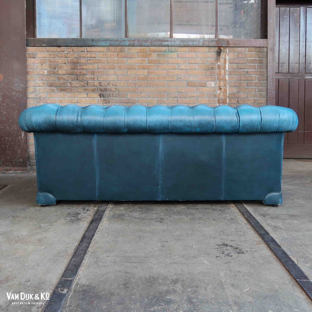 Leren Chesterfield bank - Afbeelding 13
