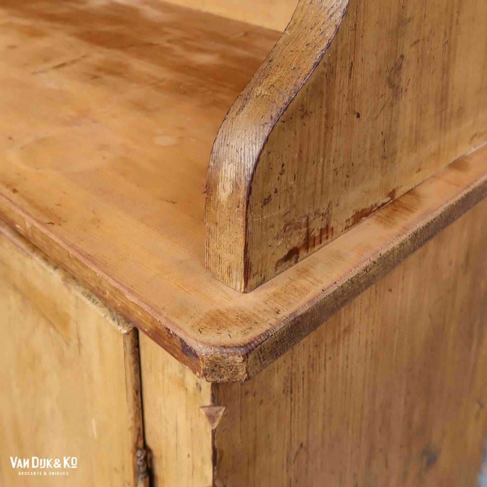 Brocante grenen buffetkast - Afbeelding 9
