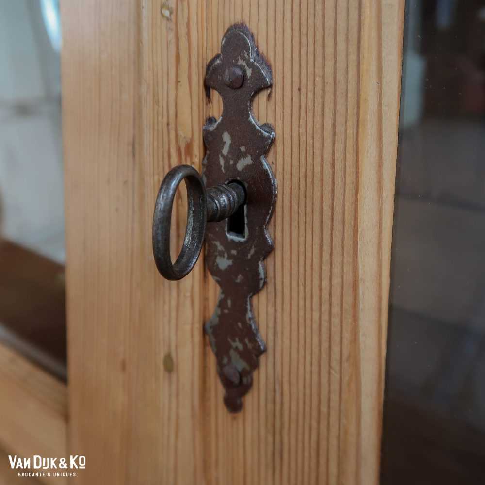 Grenen vitrinekast - Afbeelding 12