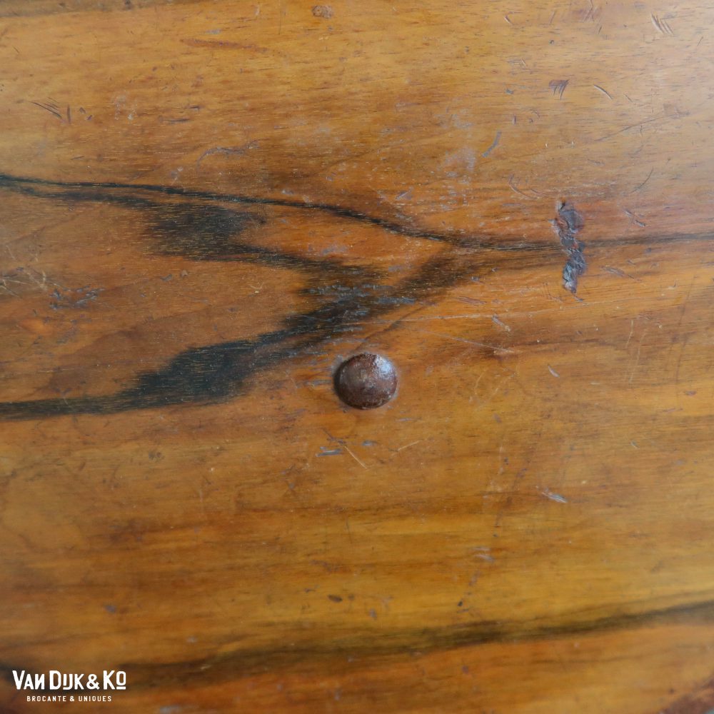 vintage naaitafeltje rond - Afbeelding 8