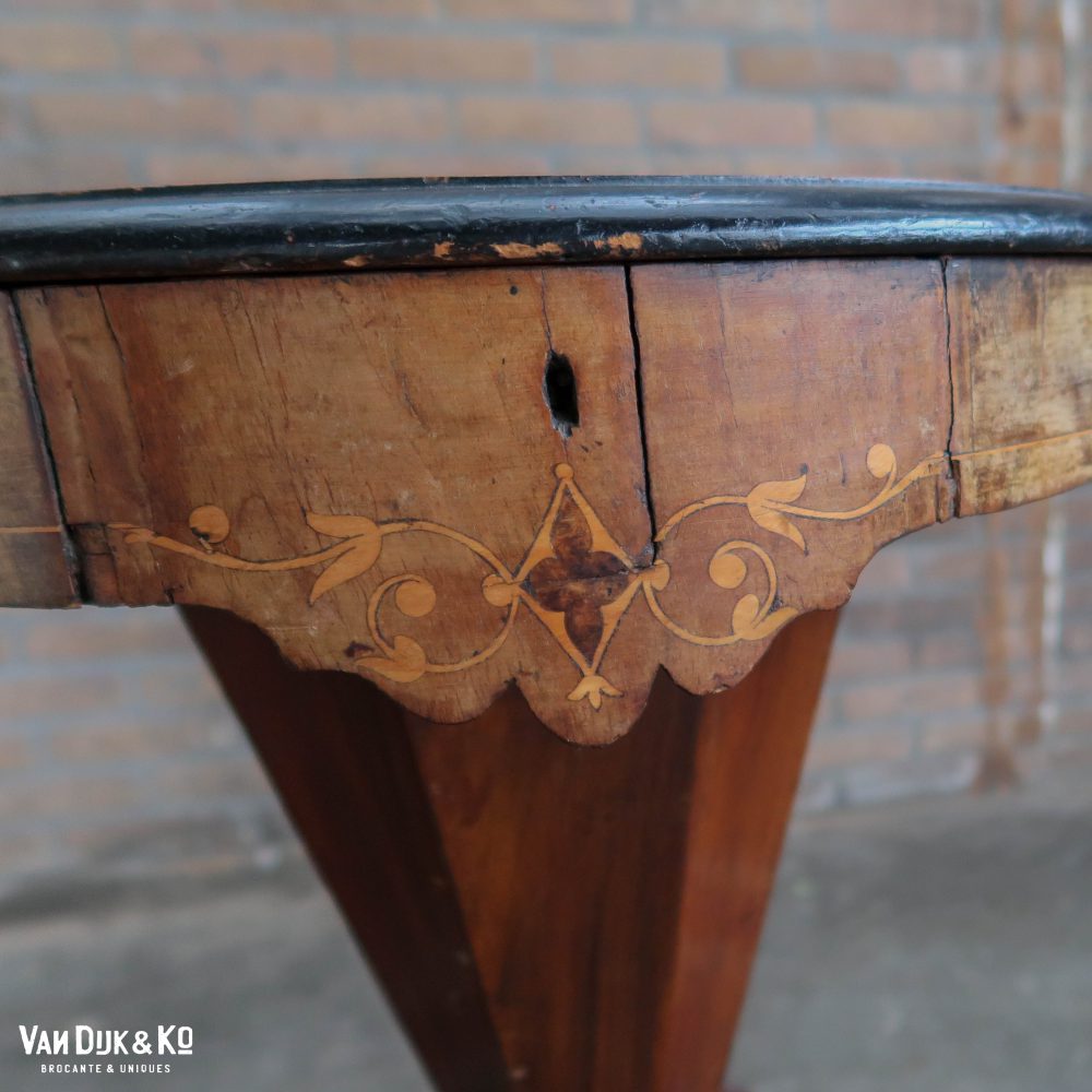 vintage naaitafeltje rond - Afbeelding 9
