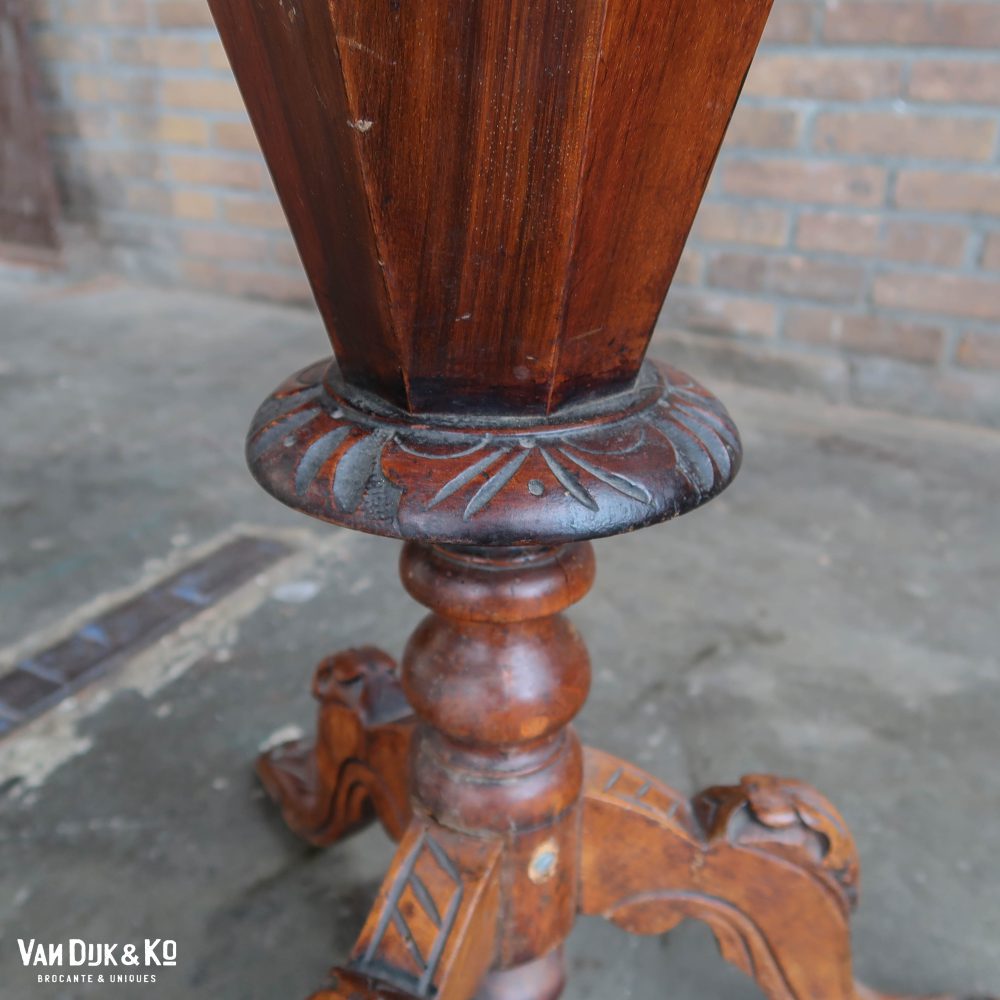 vintage naaitafeltje rond - Afbeelding 10