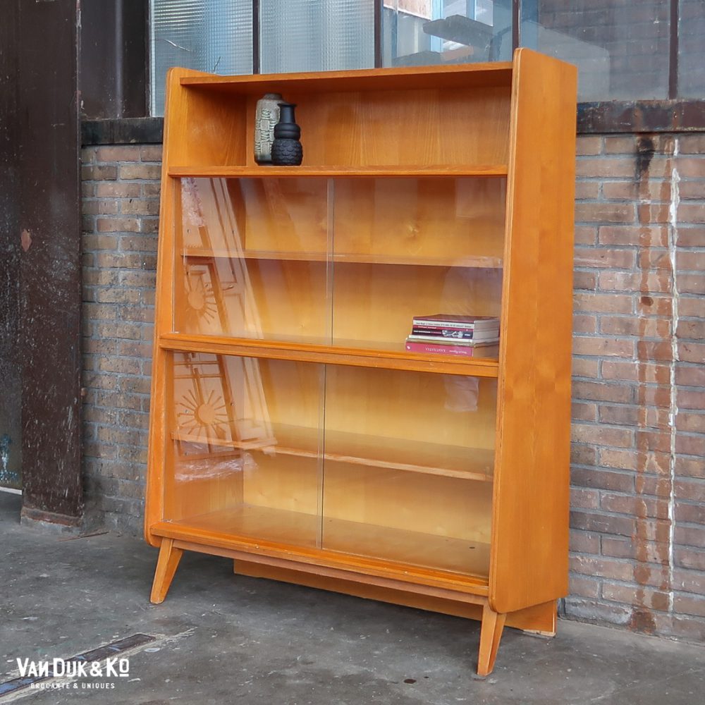 Vintage vitrine / boekenkast - Tatra Nabytok - Afbeelding 2