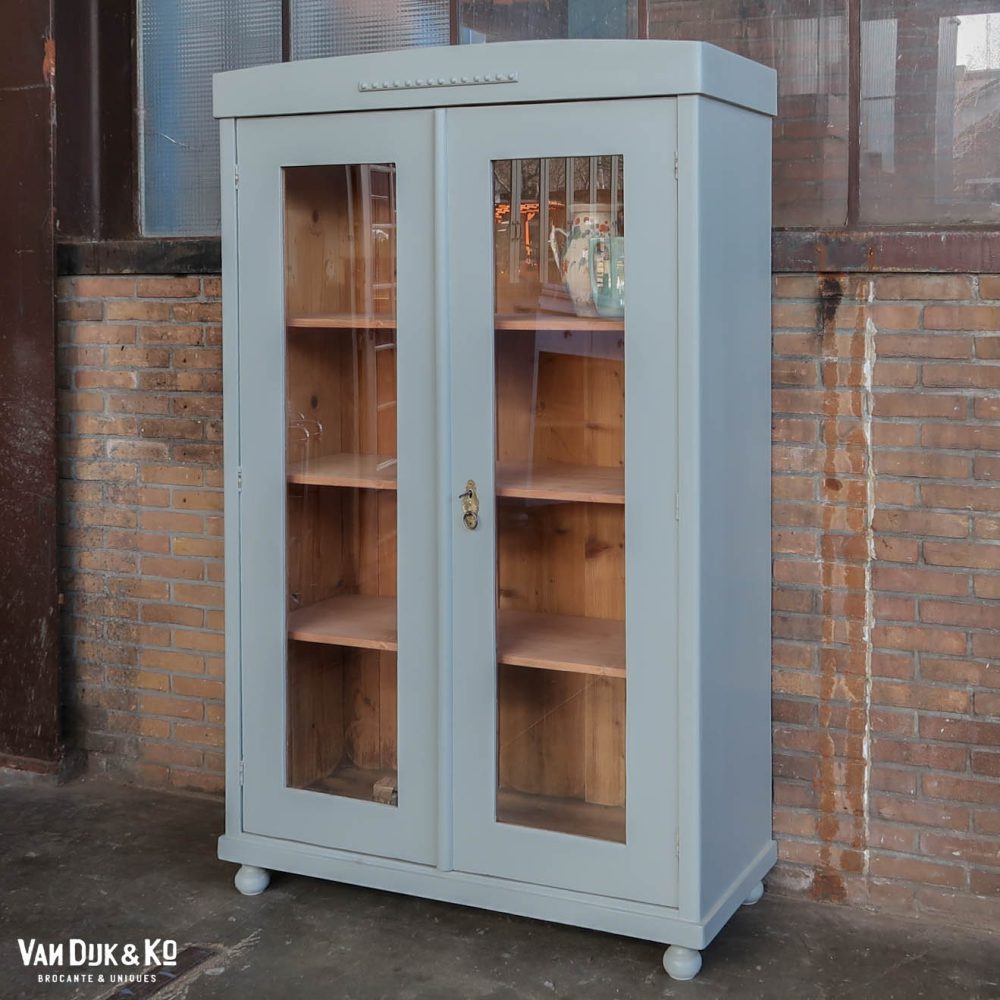 Brocante vitrinekast - Afbeelding 3