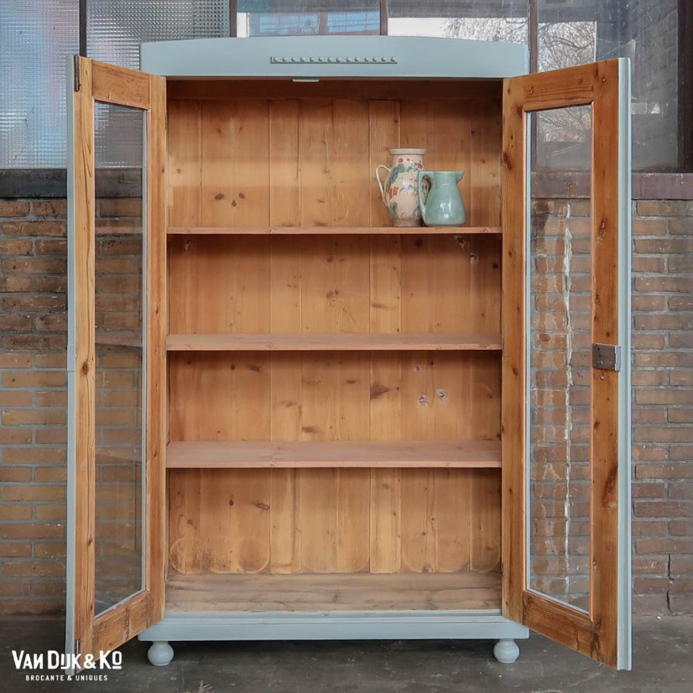 Brocante vitrinekast - Afbeelding 2