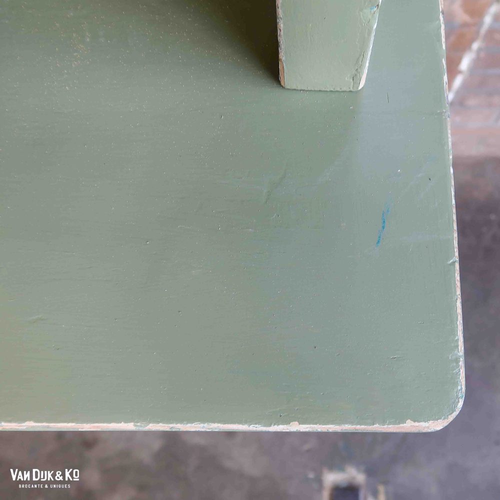 Groene brocante buffetkast - Afbeelding 9