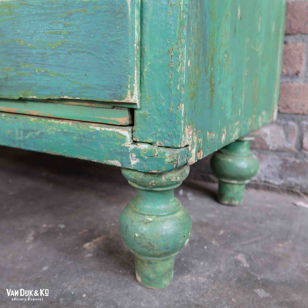 Brocante vitrine kastje - Afbeelding 10