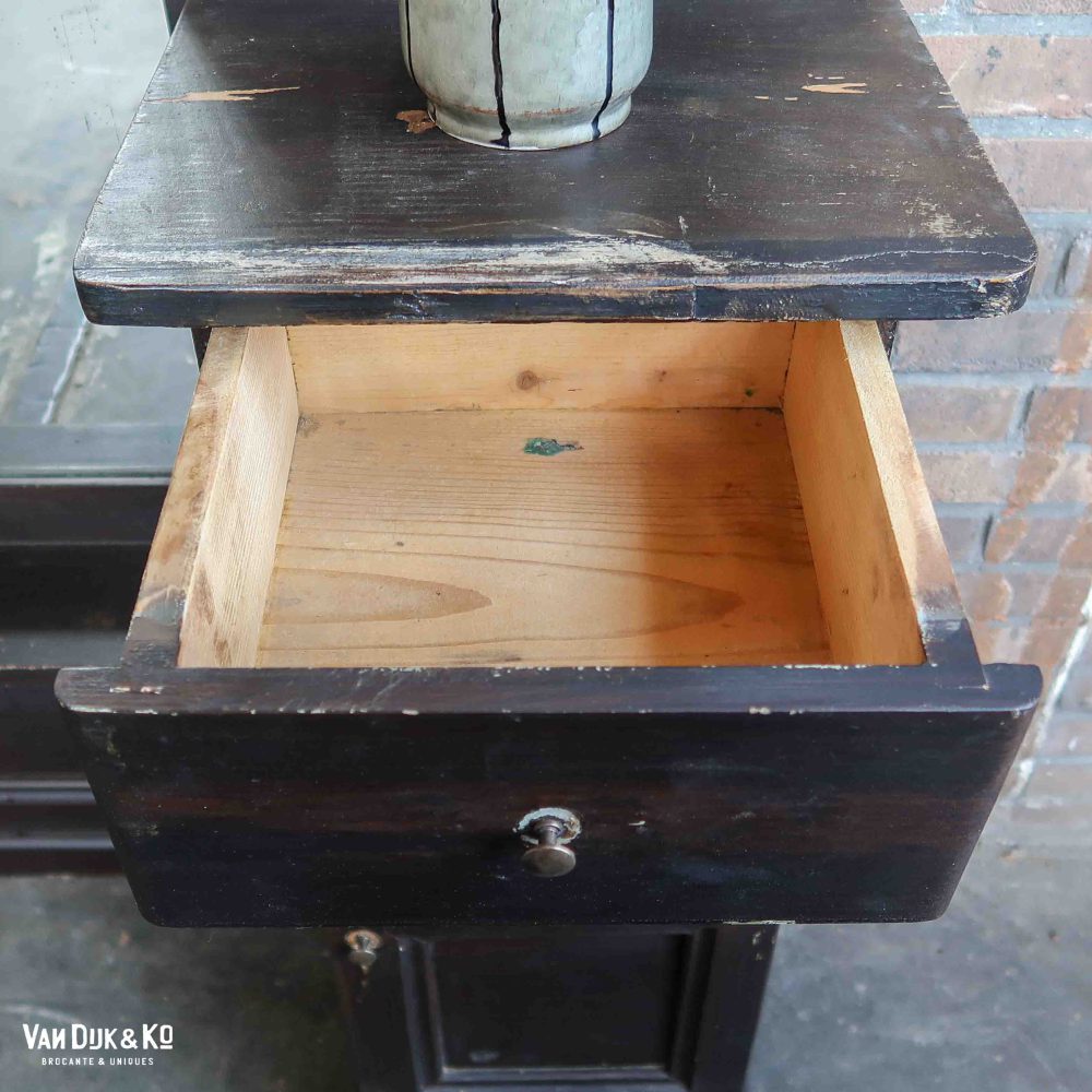 Brocante houten kaptafel - Afbeelding 7