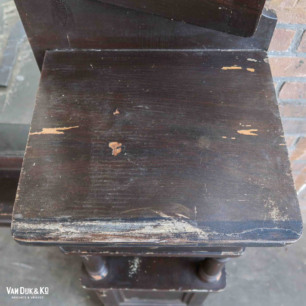 Brocante houten kaptafel - Afbeelding 6