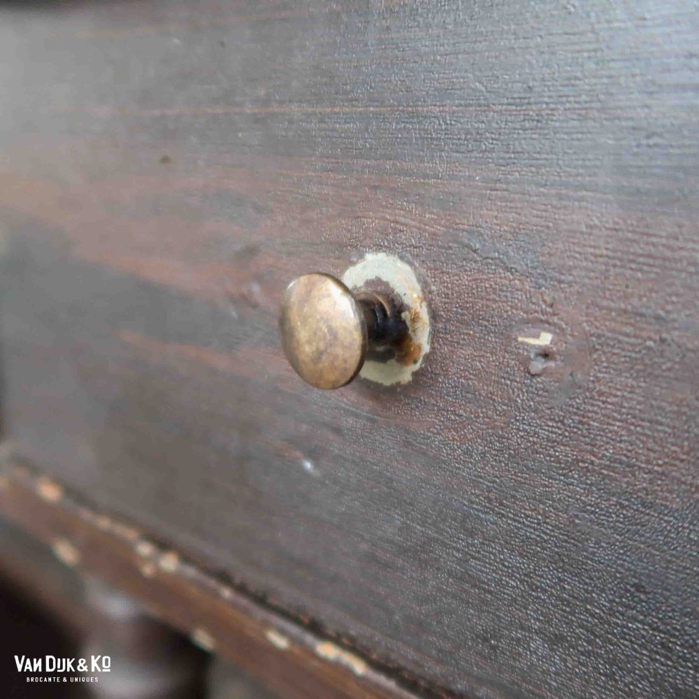 Brocante houten kaptafel - Afbeelding 9