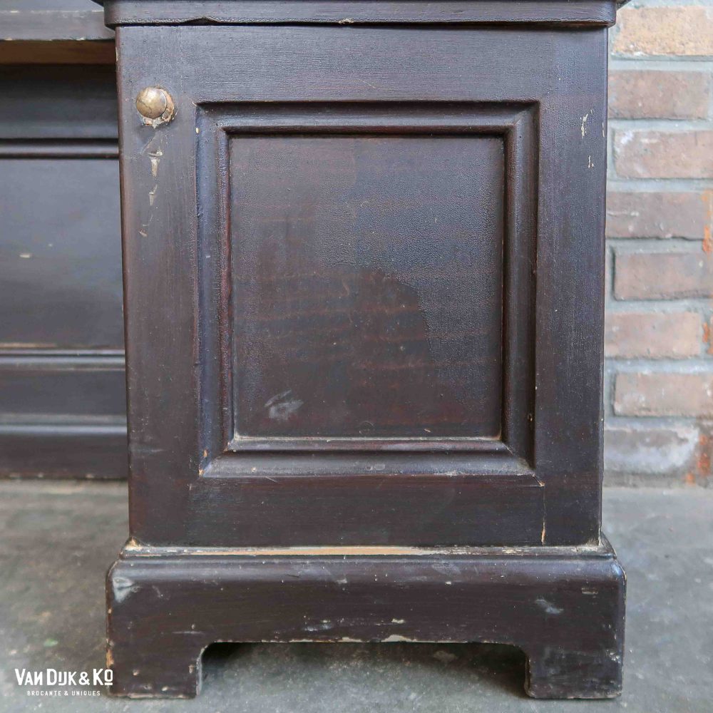 Brocante houten kaptafel - Afbeelding 8