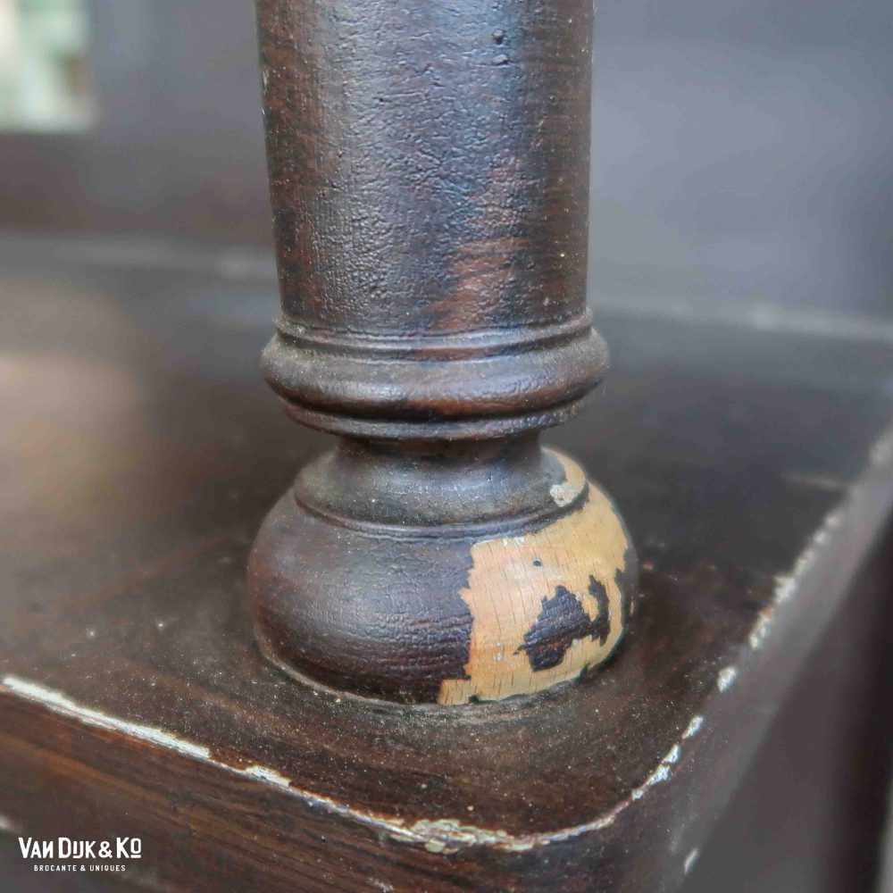 Brocante houten kaptafel - Afbeelding 11