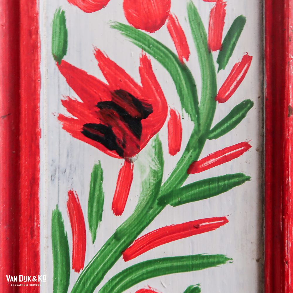 Handbeschilderde spiegel met bloemen - Afbeelding 8