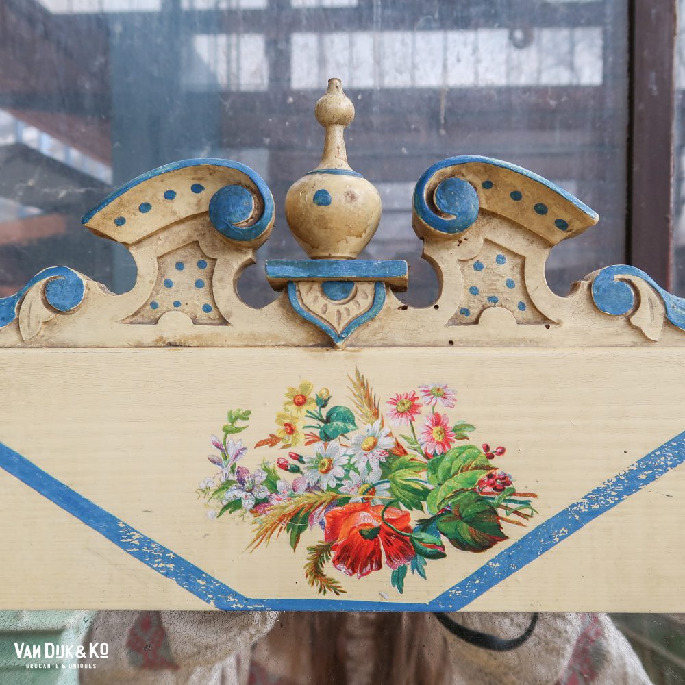 Brocante commode met spiegel - Afbeelding 4