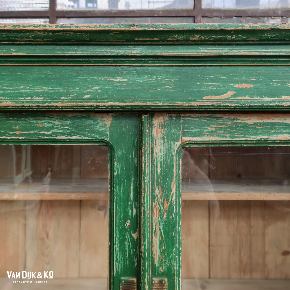 Groene brocante buffetkast - Afbeelding 5