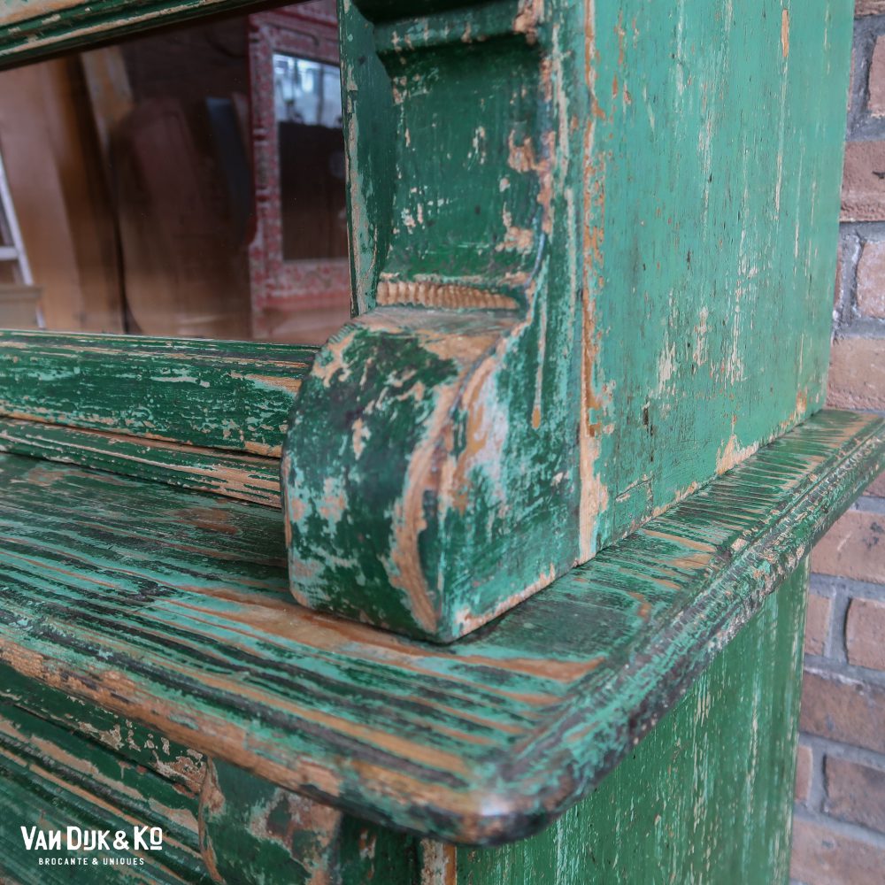 Groene brocante buffetkast - Afbeelding 9