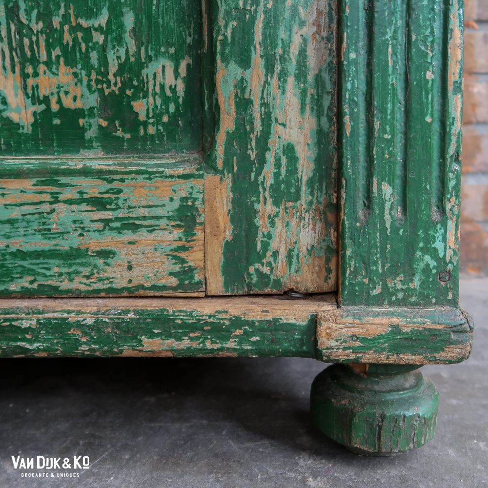 Groene brocante buffetkast - Afbeelding 14
