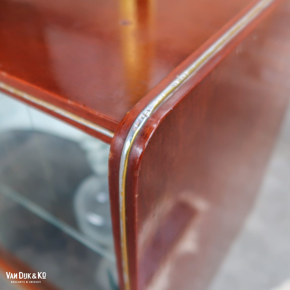 Mid century cocktailkastje met lamp - Afbeelding 12