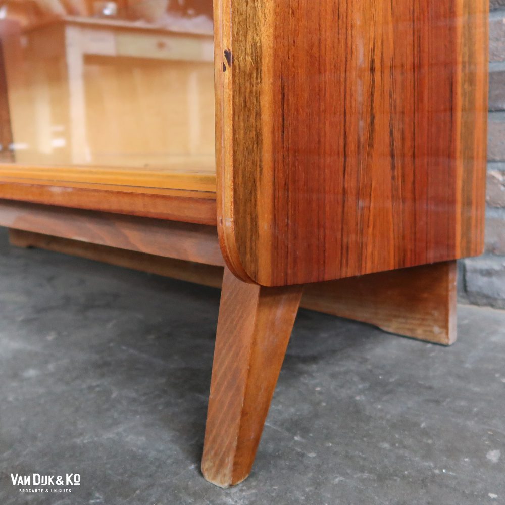 Vintage vitrine / boekenkast - Afbeelding 7
