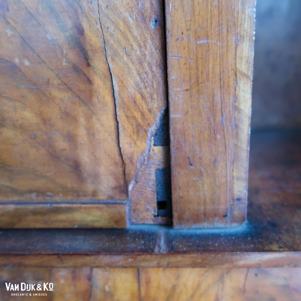 Houten secretaire met lades - Afbeelding 7