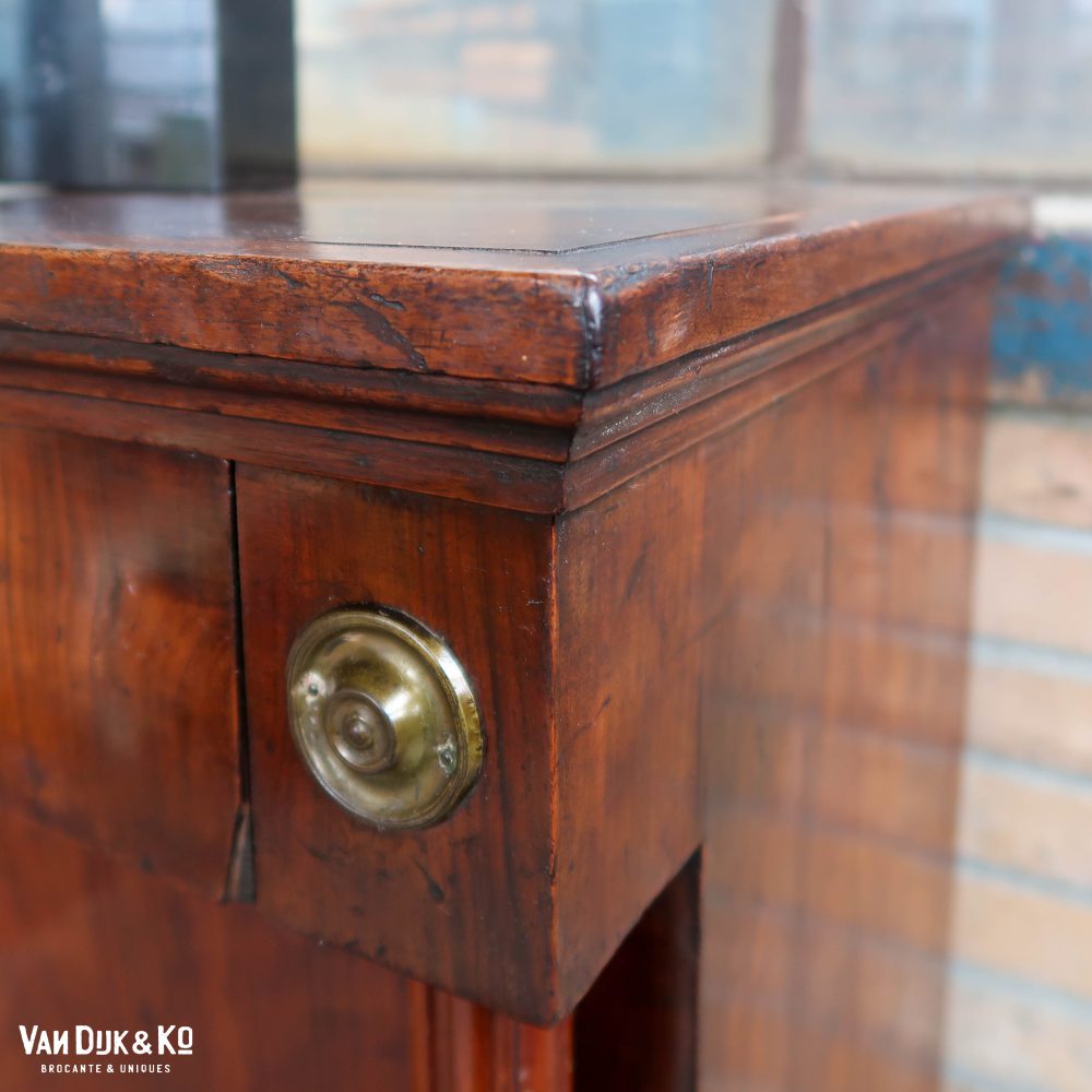Houten secretaire met lades - Afbeelding 8