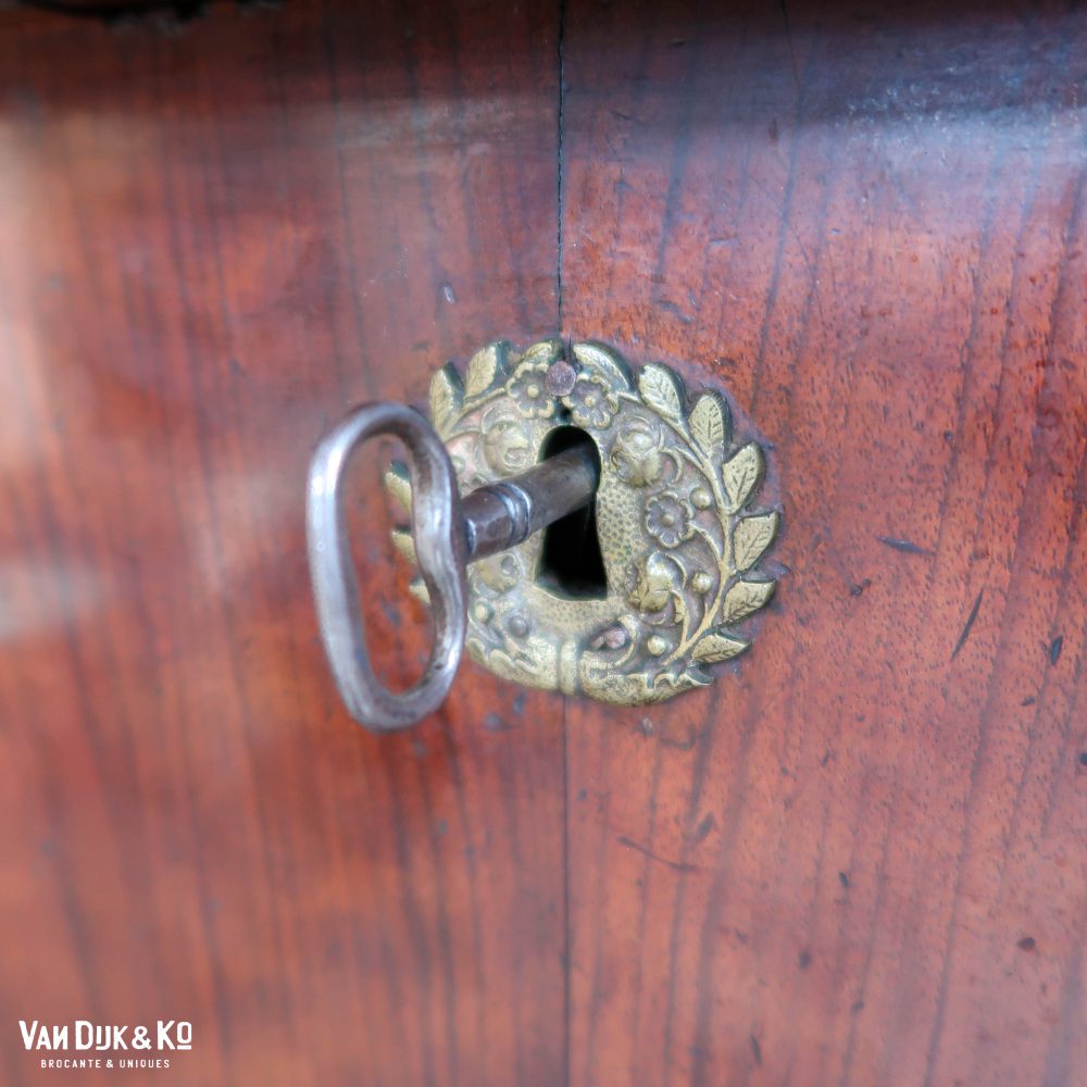 Houten secretaire met lades - Afbeelding 10
