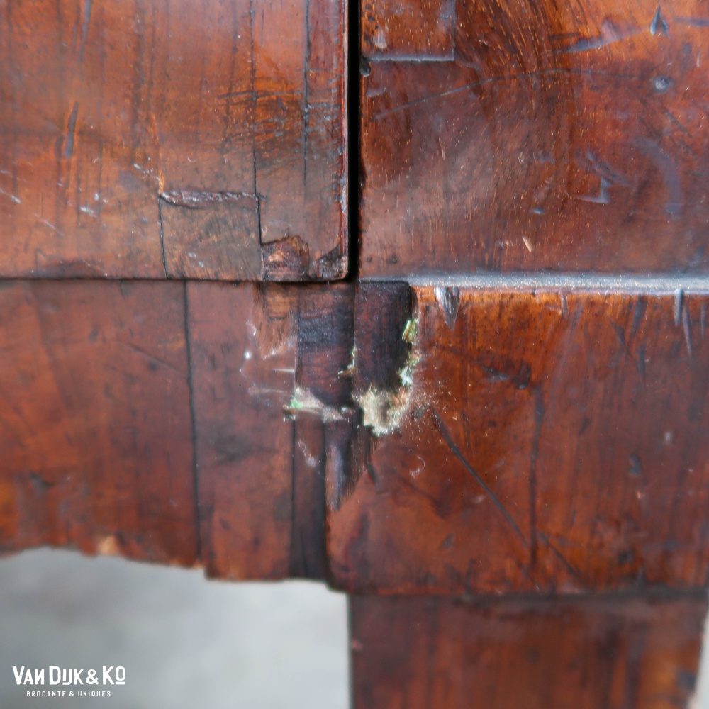 Houten secretaire met lades - Afbeelding 12