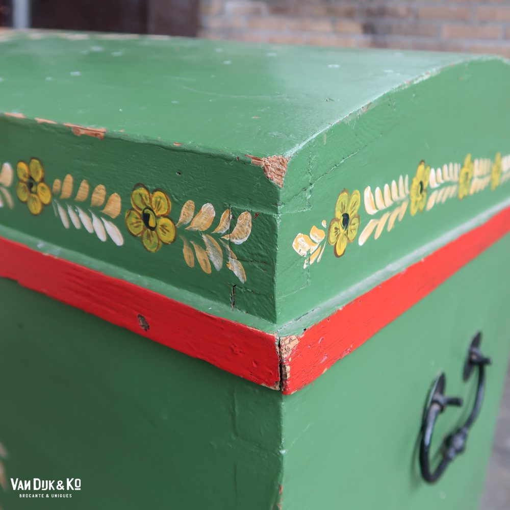 Handbeschilderde houten kist – Bild 5