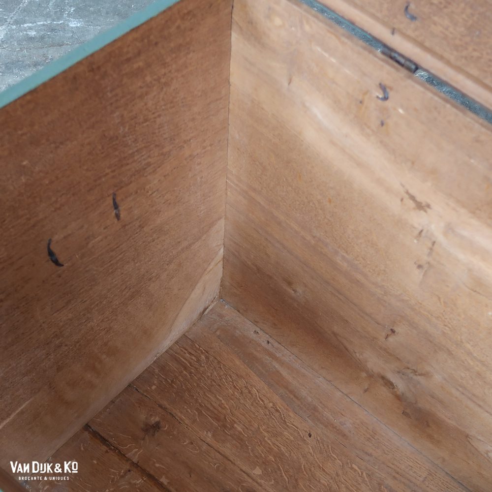 Handbeschilderde houten kist - Afbeelding 4