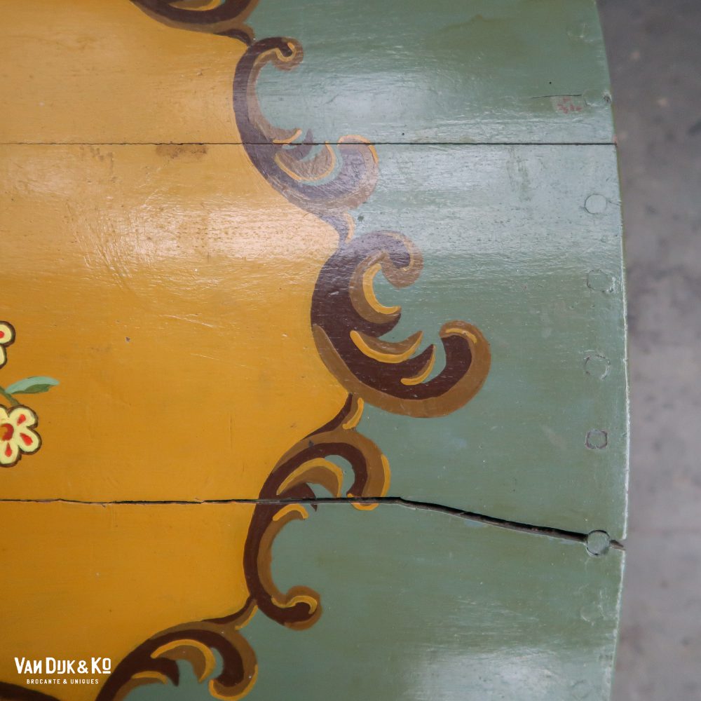Handbeschilderde houten kist - Afbeelding 5