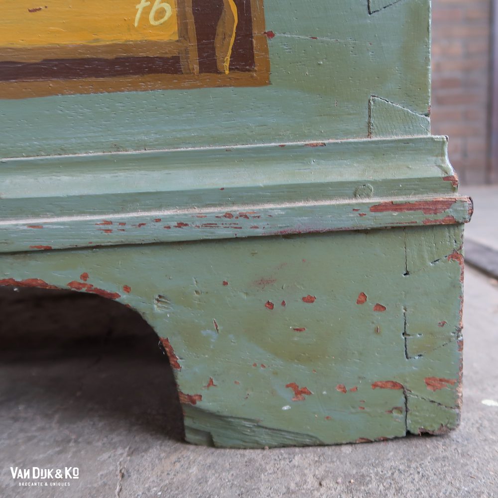 Handbeschilderde houten kist - Afbeelding 11