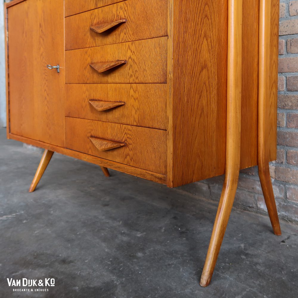 Vintage wandkast - Tatra Nabytok - Afbeelding 6