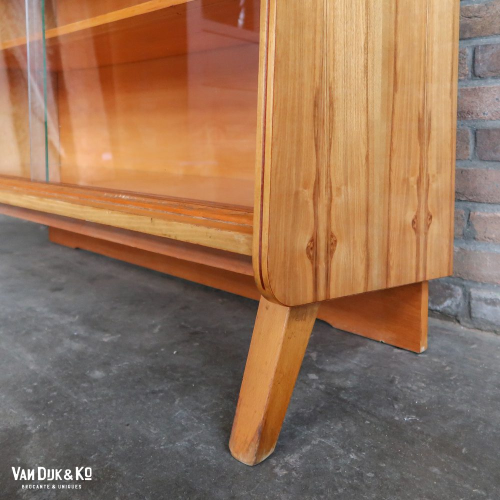 Vintage vitrine / boekenkast - Afbeelding 6