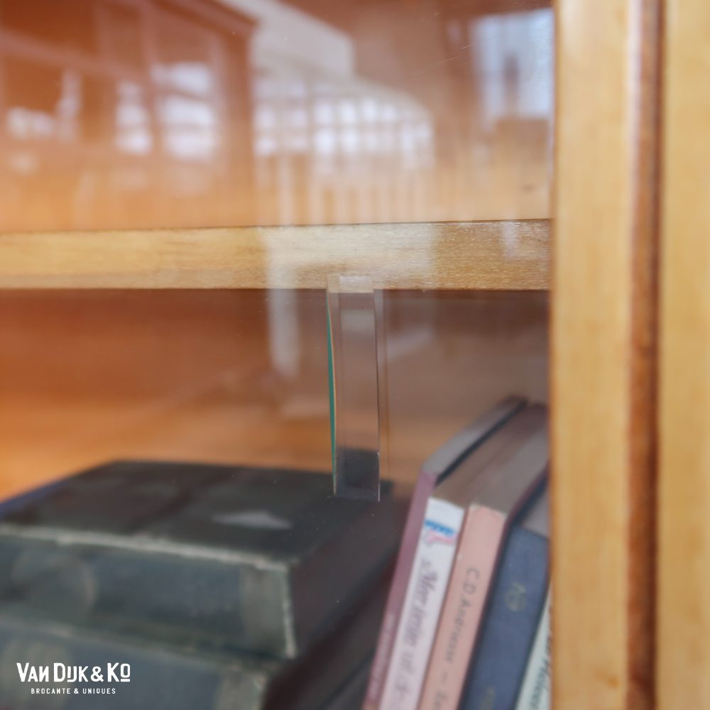 Vintage vitrine / boekenkast - Afbeelding 8