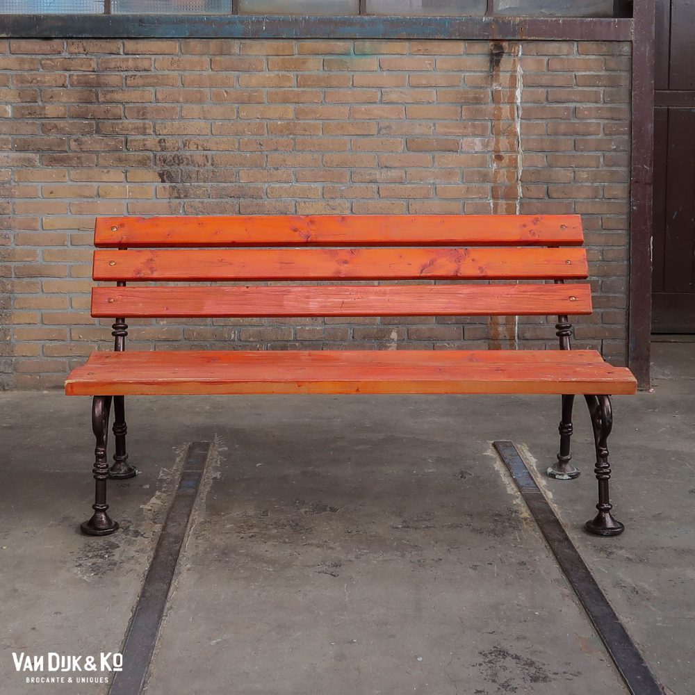 Brocante tuinbank - Afbeelding 2