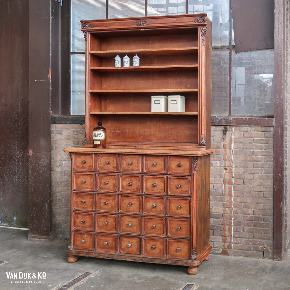 Brocante apothekerskast - Afbeelding 2