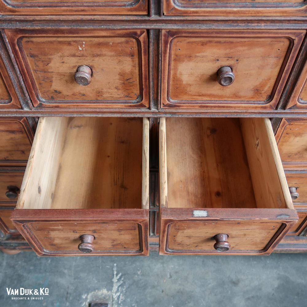 Brocante apothekerskast - Afbeelding 10