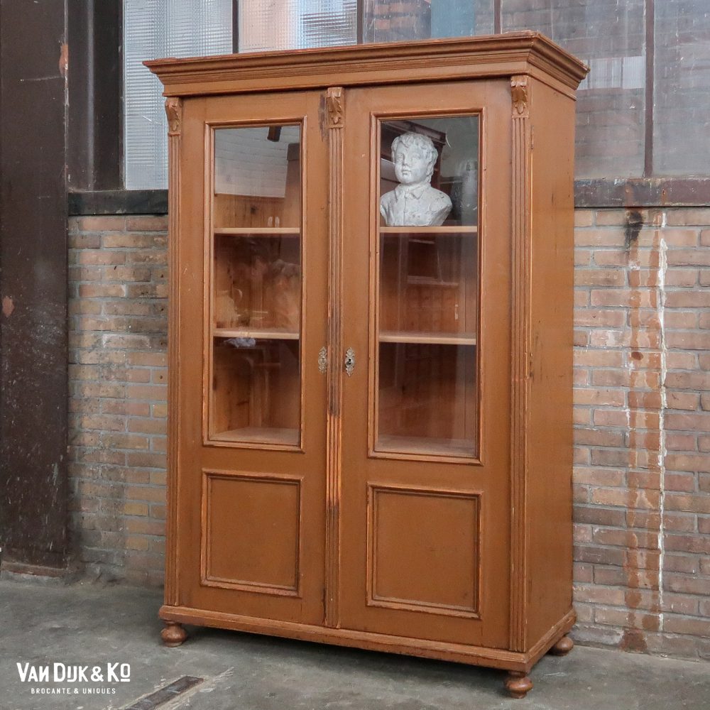 Brocante vitrinekast - Afbeelding 2