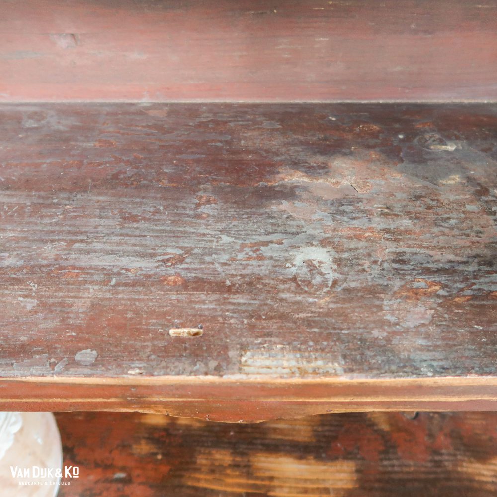 Bruine brocante buffetkast - Afbeelding 5