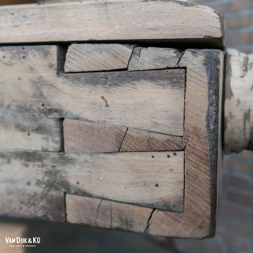 Brocante Hongaarse werkbank - Afbeelding 9