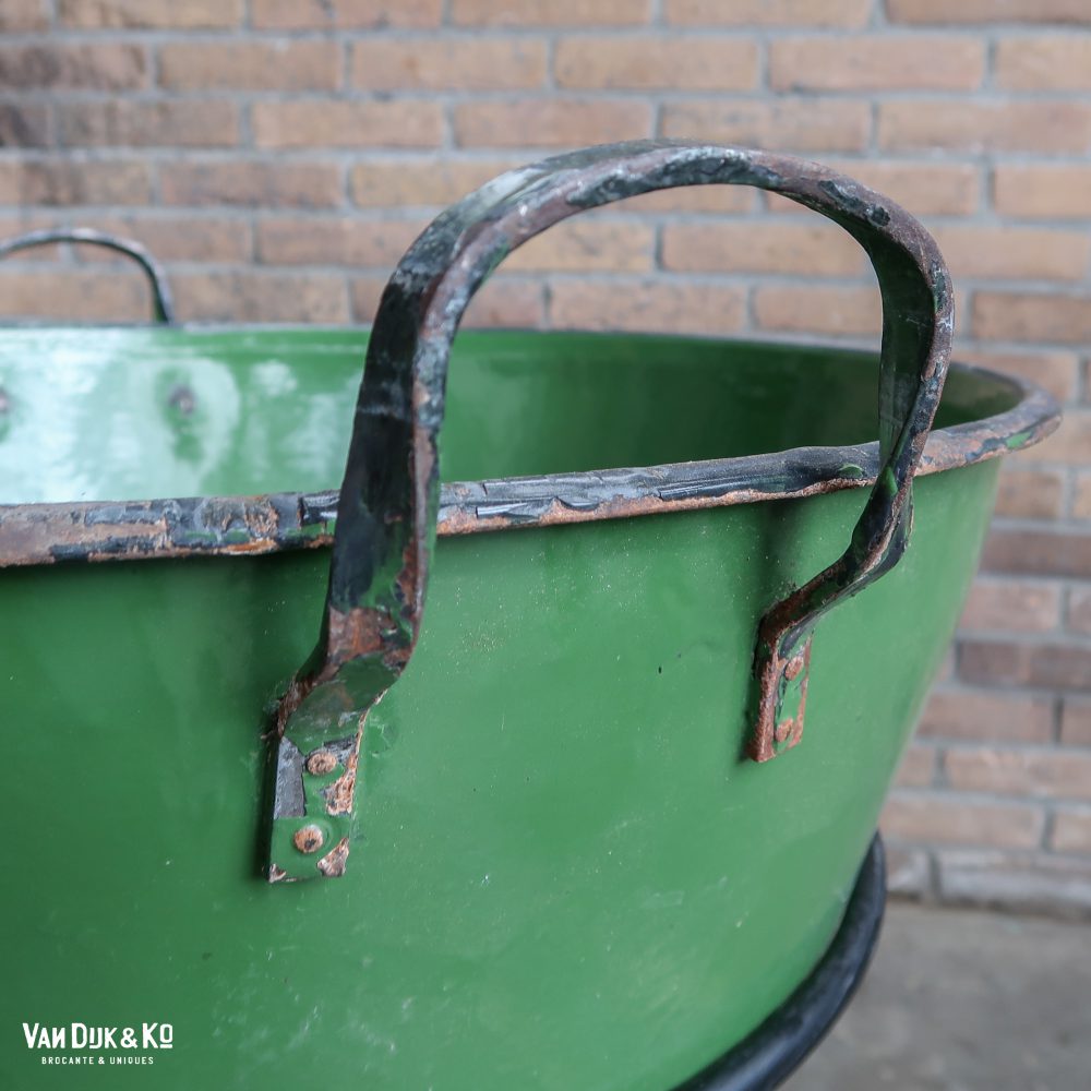 Emaille pot met standaard - Afbeelding 4
