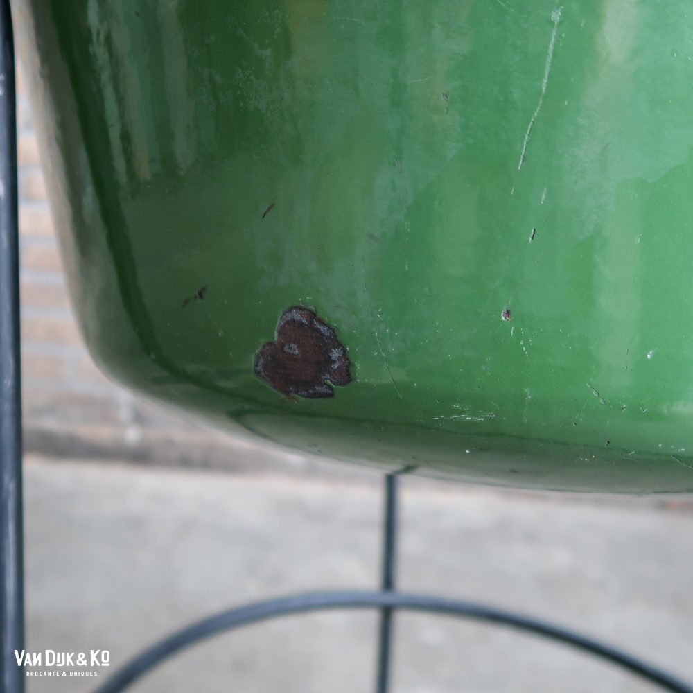 Emaille pot met standaard - Afbeelding 8